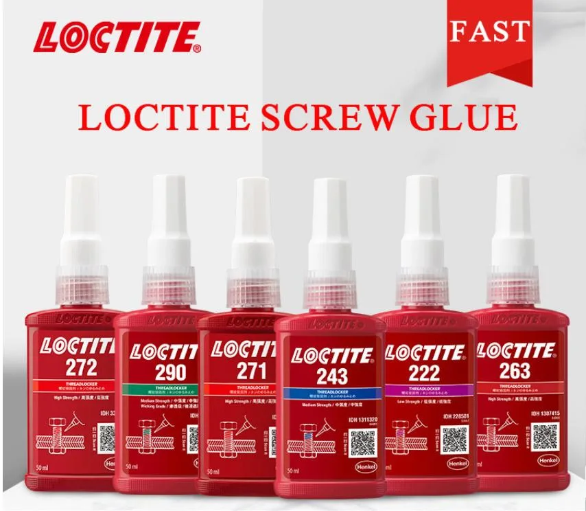 Green Red New 50ml Loctite 272 277 290 Permeable Glue Thread Sealant Threadlocker Viscosity Screw Sealing Adhesive