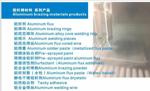 White Color Flux Powder Using in Heat Exchanger